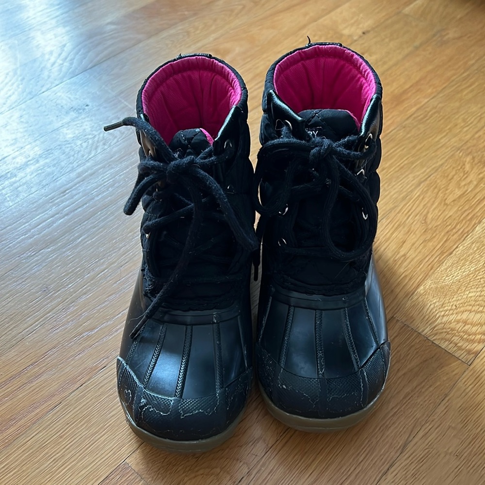 SPERRY- Big Kid's Saltwater Nylon Quilt Duck Boot